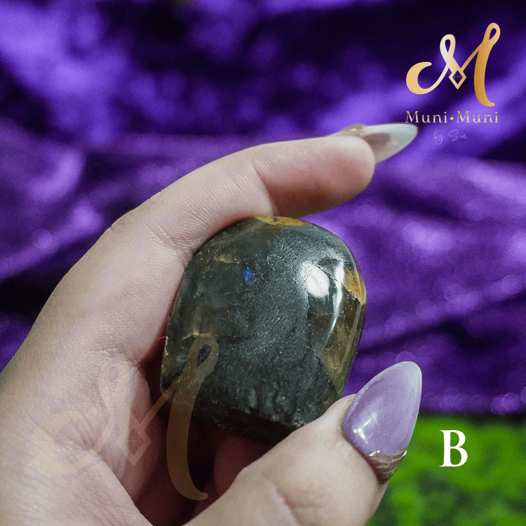 Labradorite Round-Top Freeform Natural Crystal