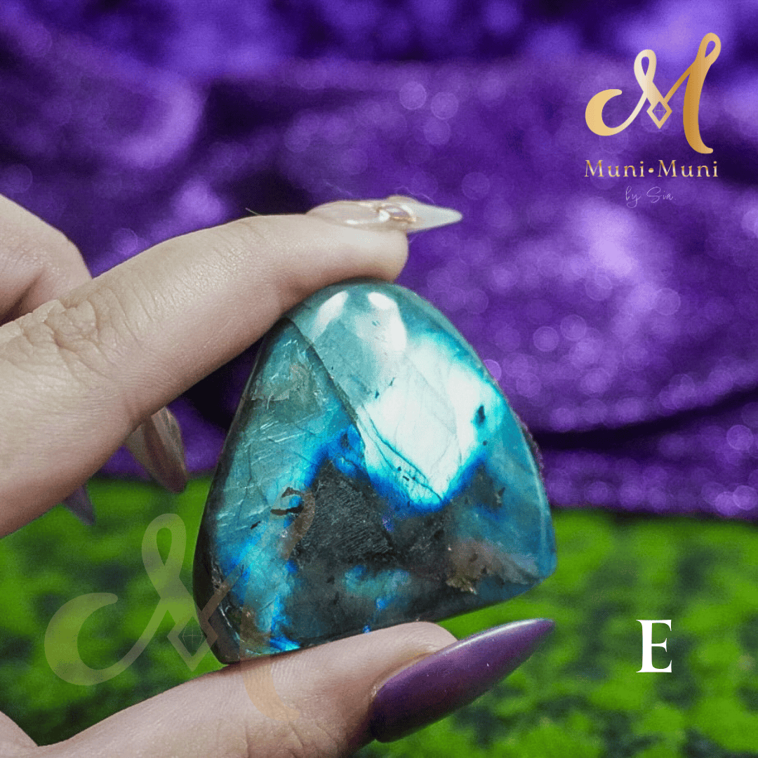 Labradorite Round-Top Freeform Natural Crystal
