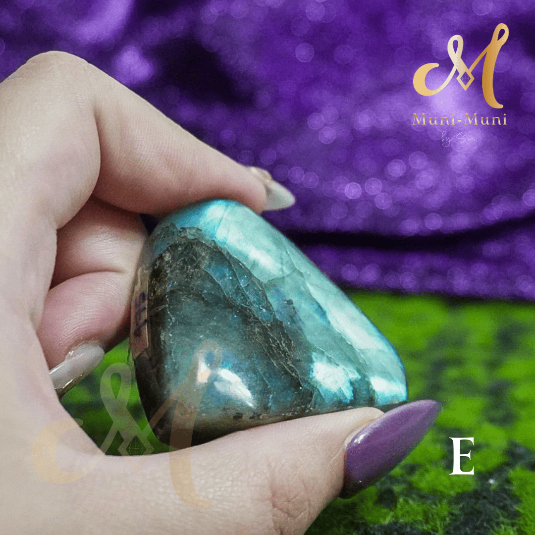 Labradorite Round-Top Freeform Natural Crystal