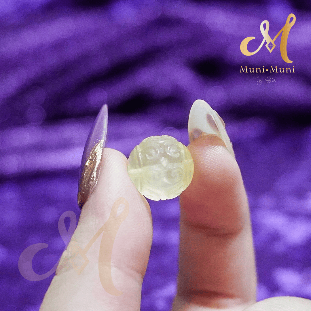 Money Wheel Natural Crystal Bracelet Charm