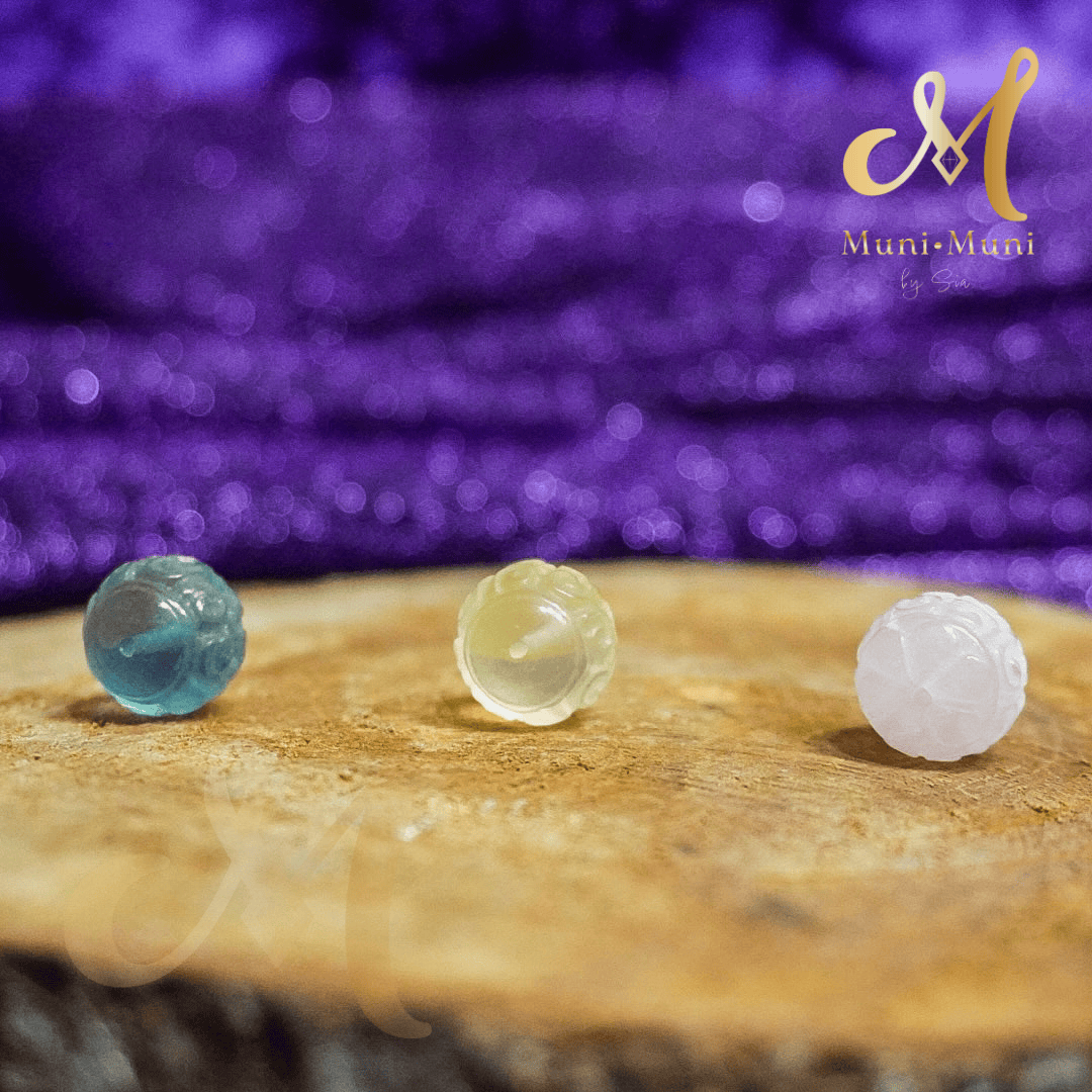 Money Wheel Natural Crystal Bracelet Charm