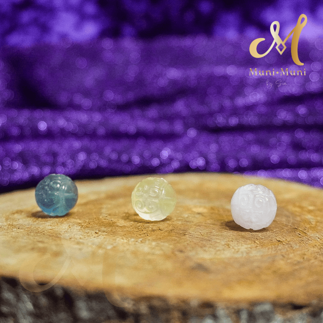 Money Wheel Natural Crystal Bracelet Charm