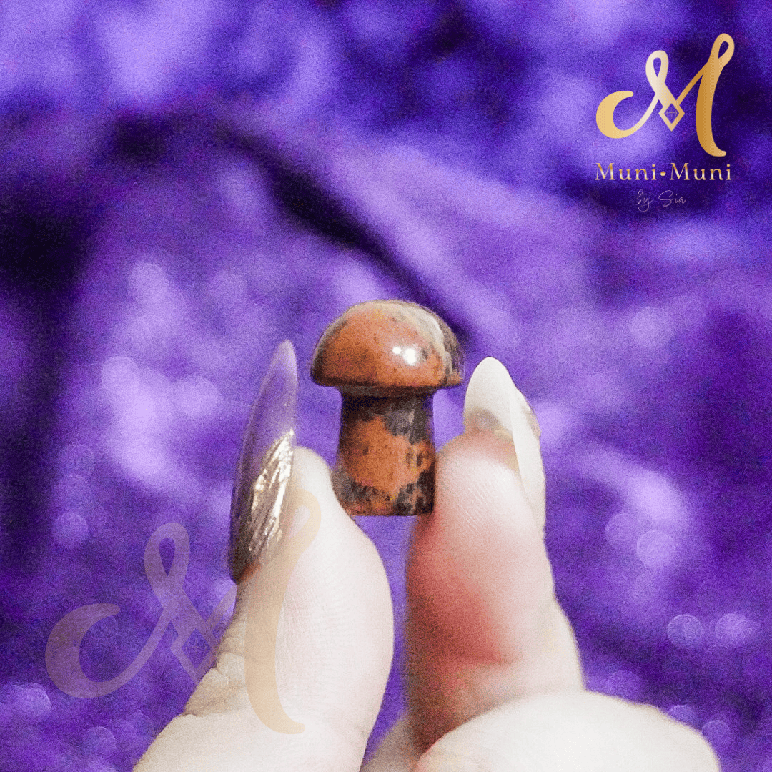 Mini Mushroom Natural Crystal Carvings