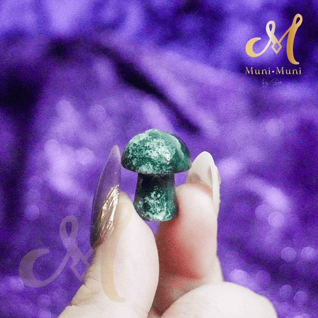 Mini Mushroom Natural Crystal Carvings
