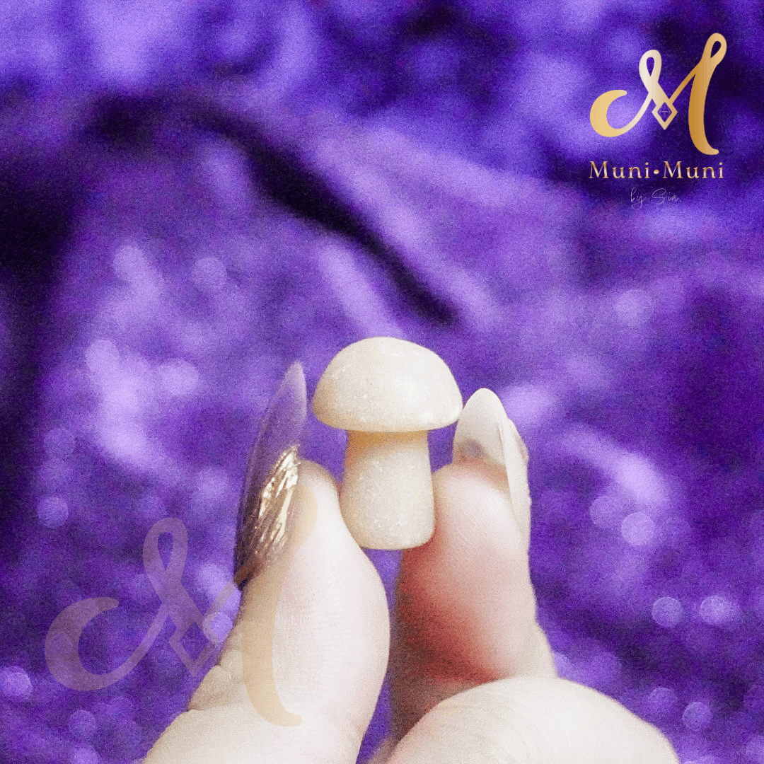 Mini Mushroom Natural Crystal Carvings