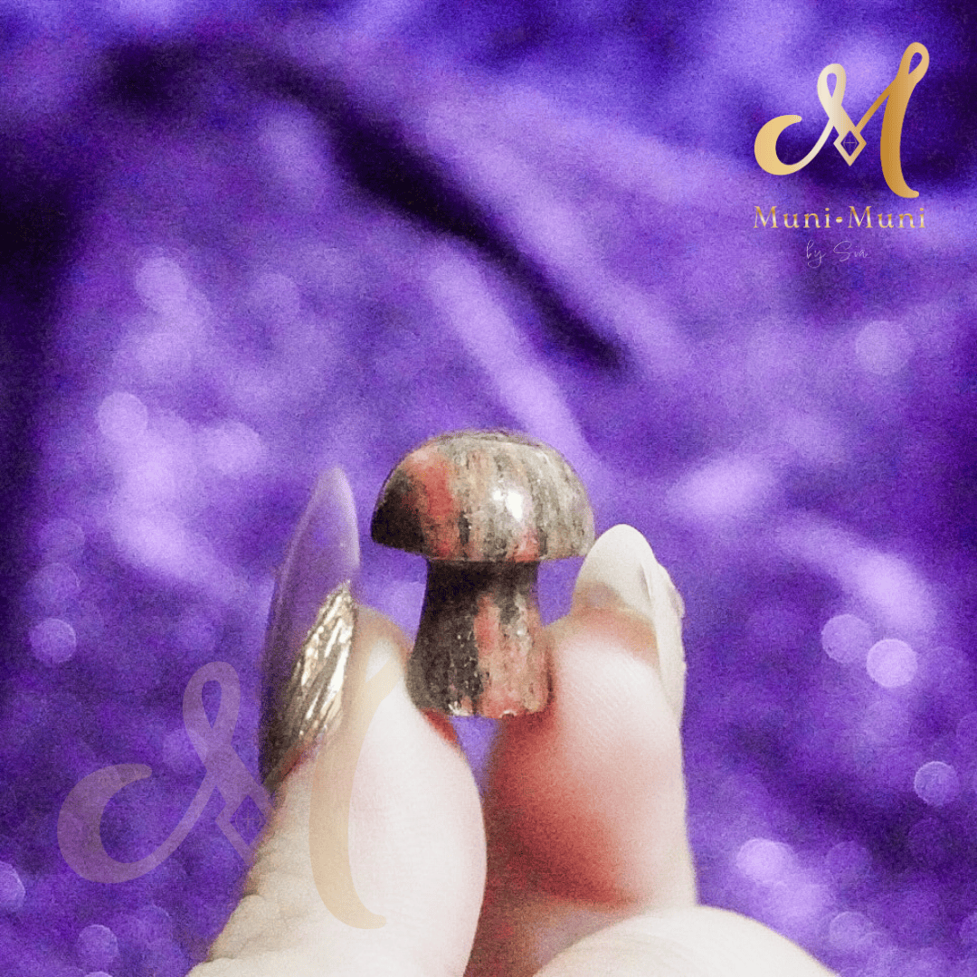 Mini Mushroom Natural Crystal Carvings
