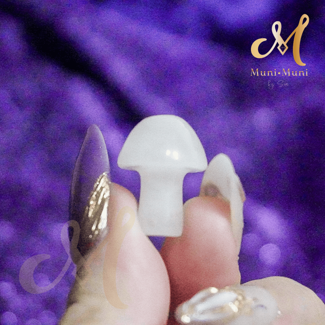 Mini Mushroom Natural Crystal Carvings