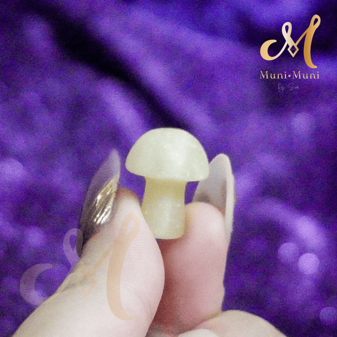 Mini Mushroom Natural Crystal Carvings