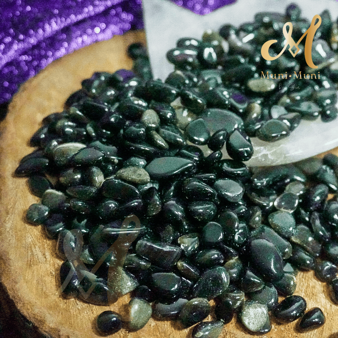 Obsidian Natural Crystal Chips