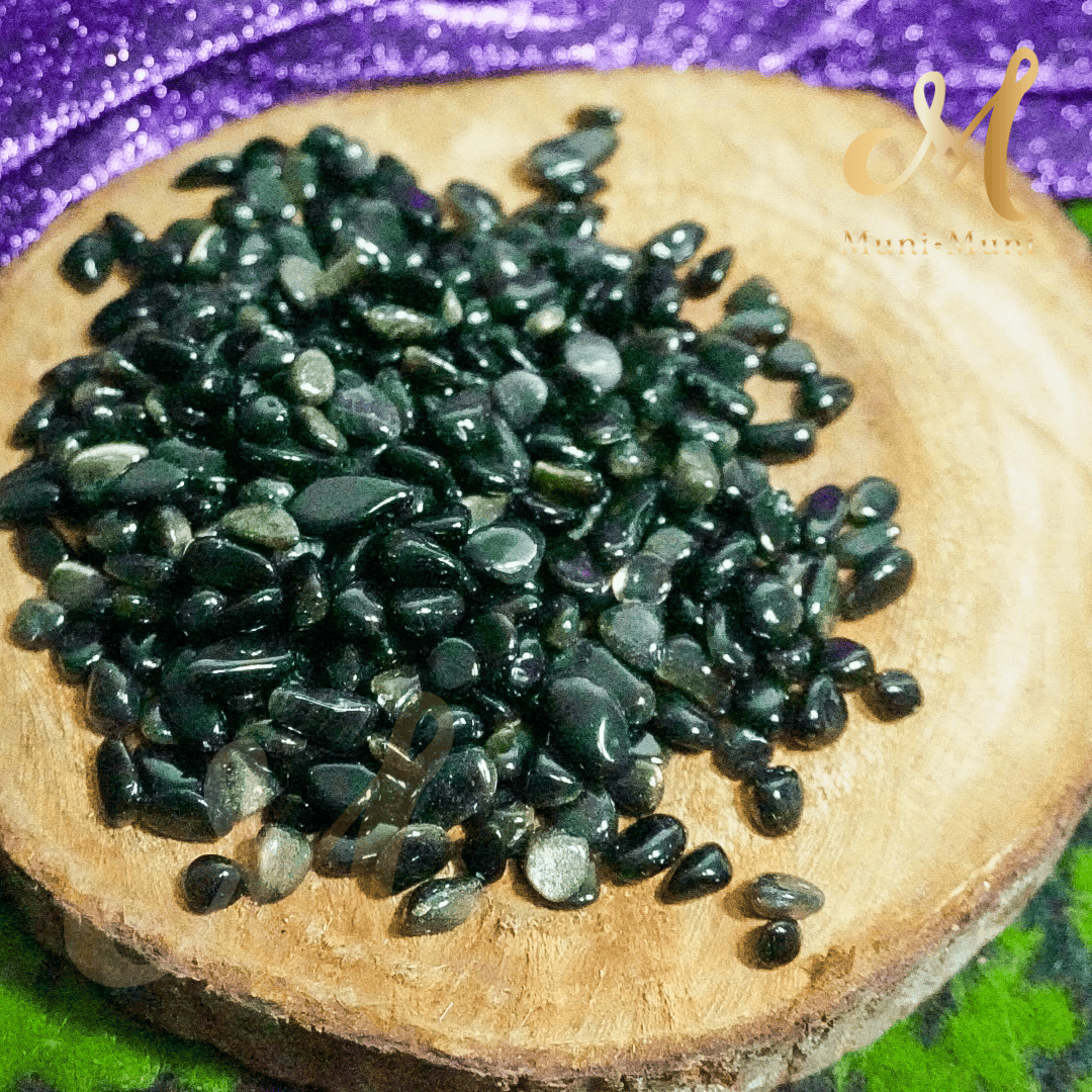 Obsidian Natural Crystal Chips