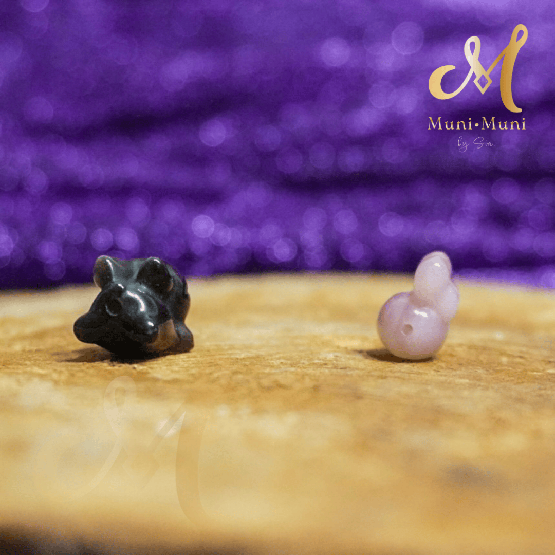 Rabbit Natural Crystal Bracelet Charm