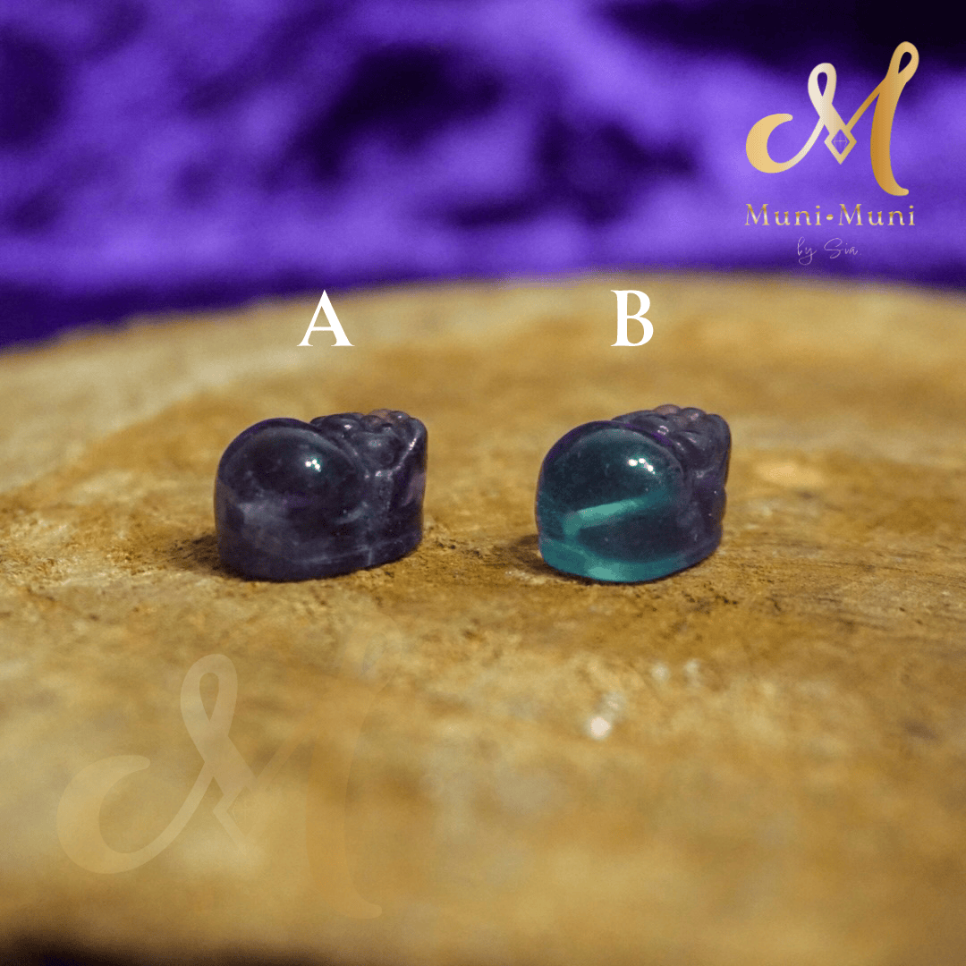 Fluorite Pixiu Natural Crystal Bracelet Charm