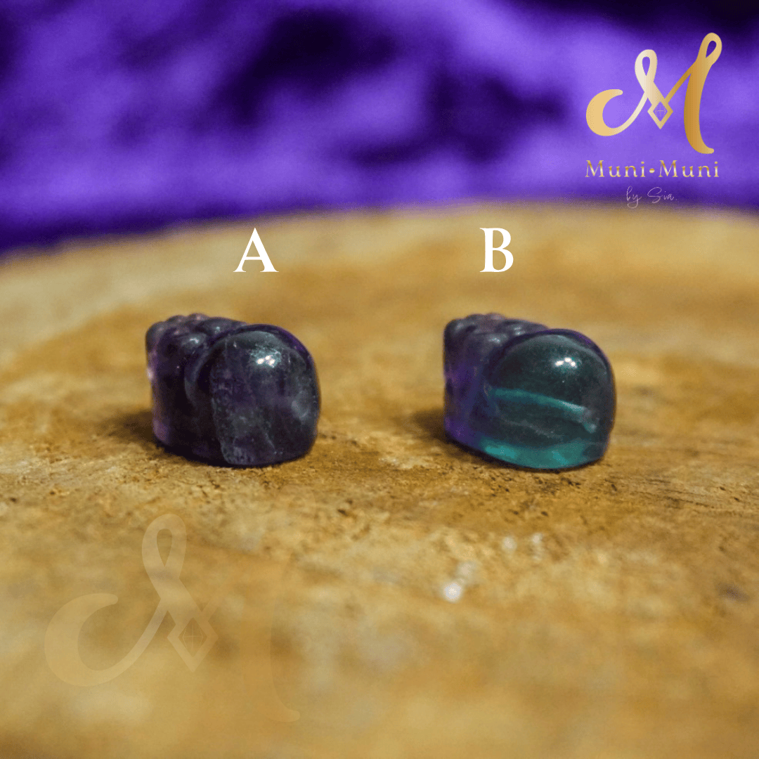 Fluorite Pixiu Natural Crystal Bracelet Charm