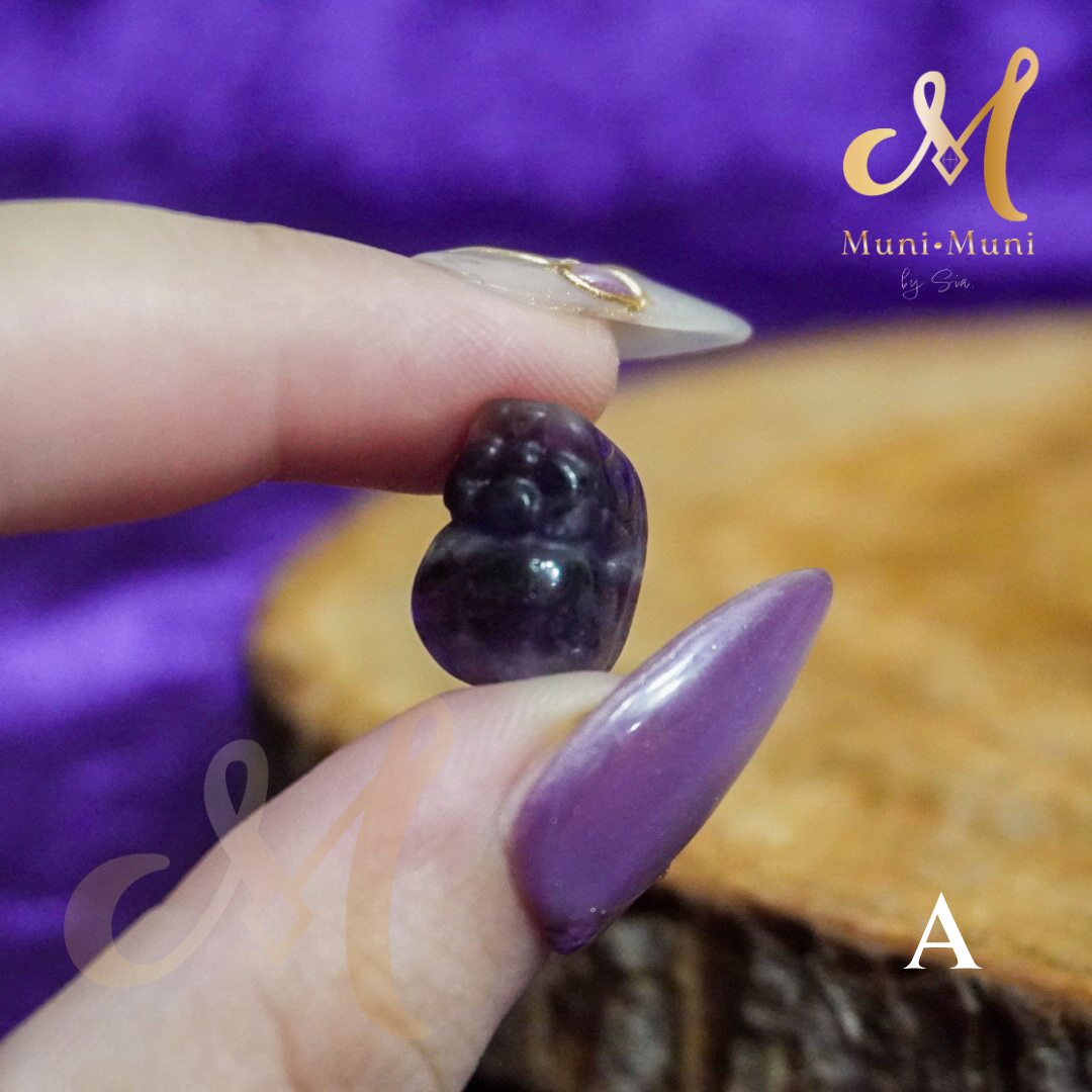 Fluorite Pixiu Natural Crystal Bracelet Charm