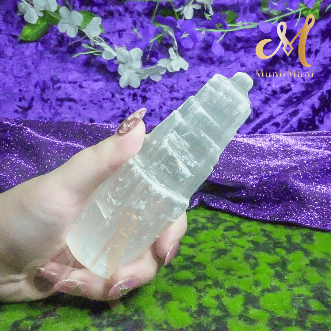 Satin Spar Natural Crystal Cleansing Cake