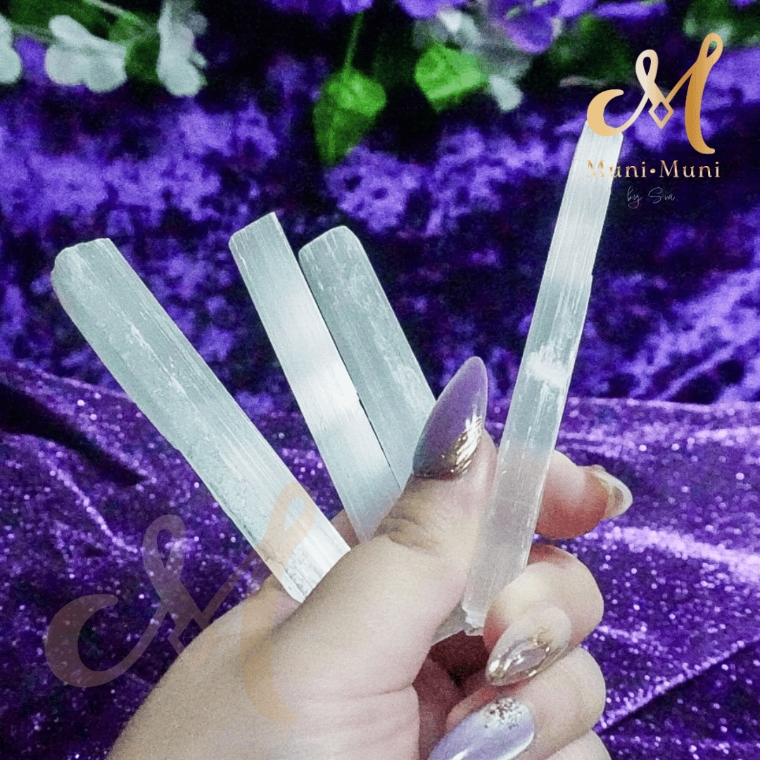 Satin Spar Crystal Cleansing Stick