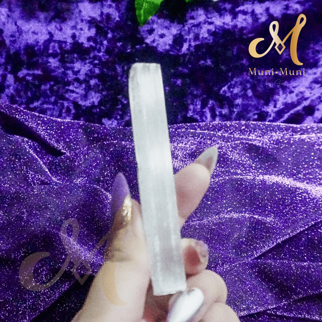 Satin Spar Crystal Cleansing Stick