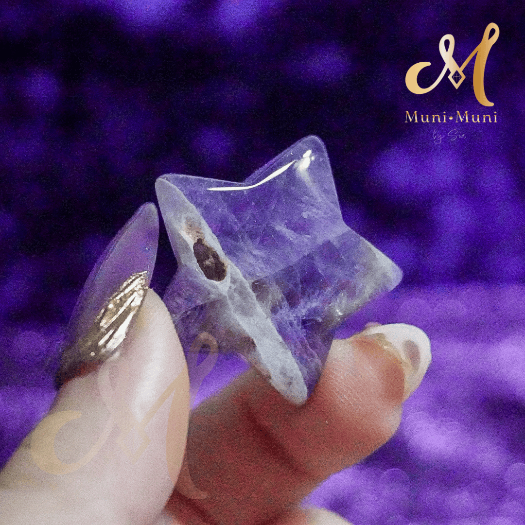 Star Natural Crystal Carving