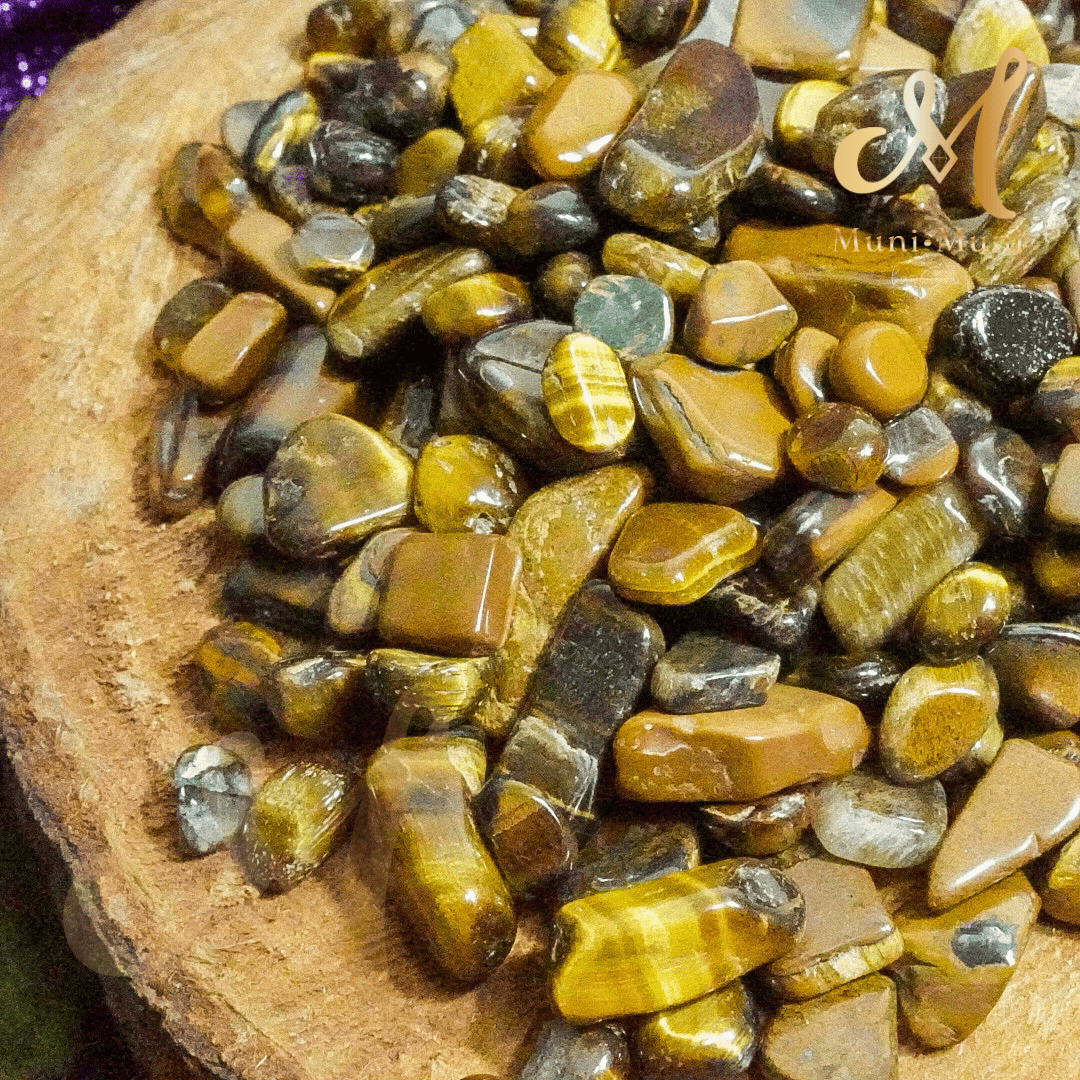 Tiger's Eye Natural Crystal Chips