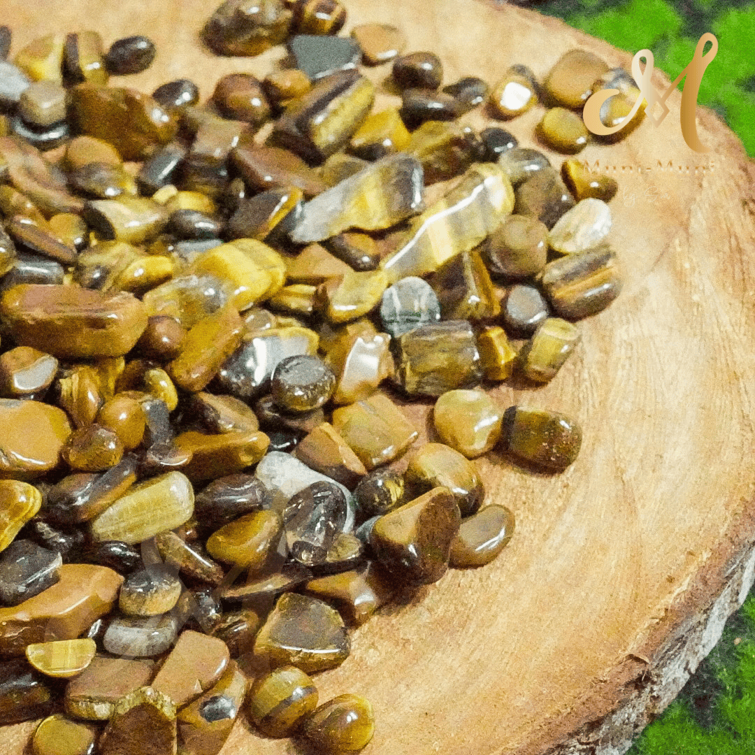 Tiger's Eye Natural Crystal Chips