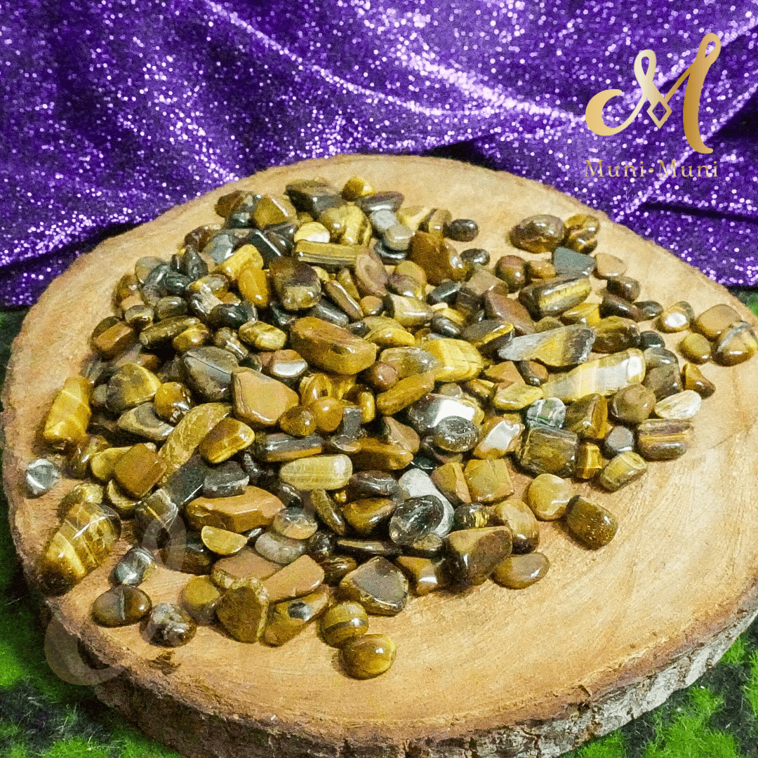 Tiger's Eye Natural Crystal Chips